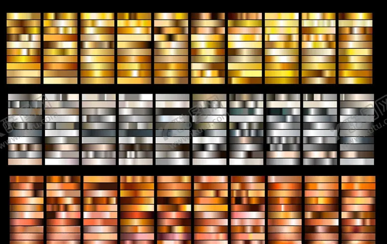 编号：39088810312039487812【酷图网】源文件下载-黄金金属渐变色