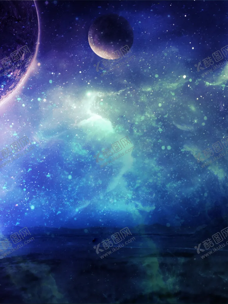 编号：60007405151849501800【酷图网】源文件下载-梦幻星空星球背景