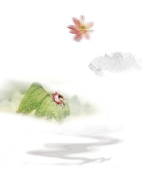 水墨泼素材小元素圈