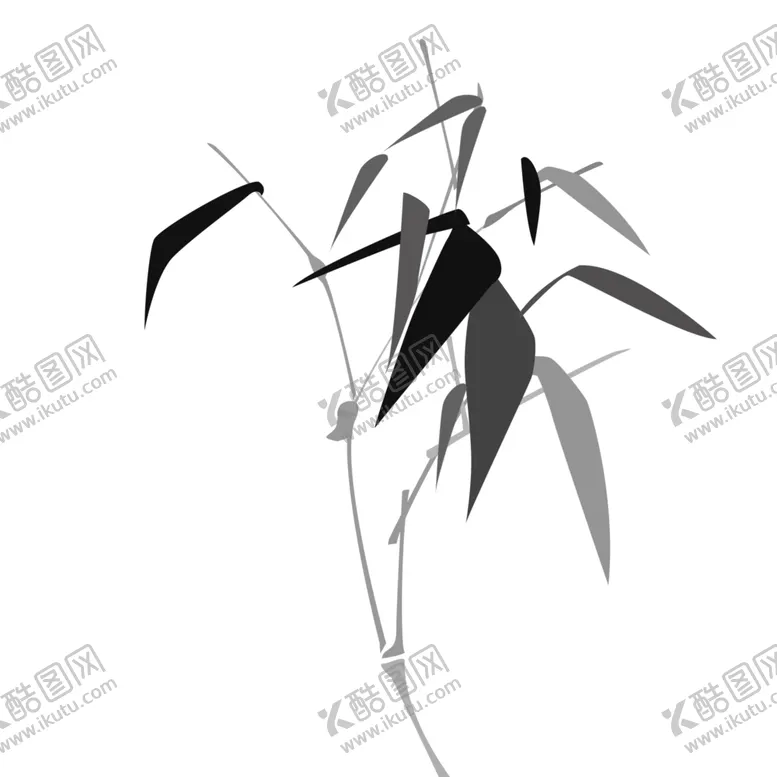 编号：92933109091930022370【酷图网】源文件下载-竹子竹叶装饰元素