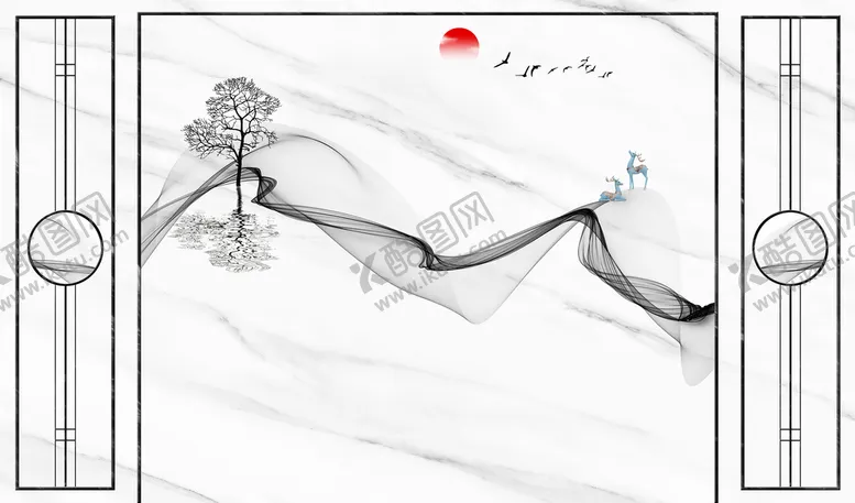 编号：14895311020428131776【酷图网】源文件下载-中式背景