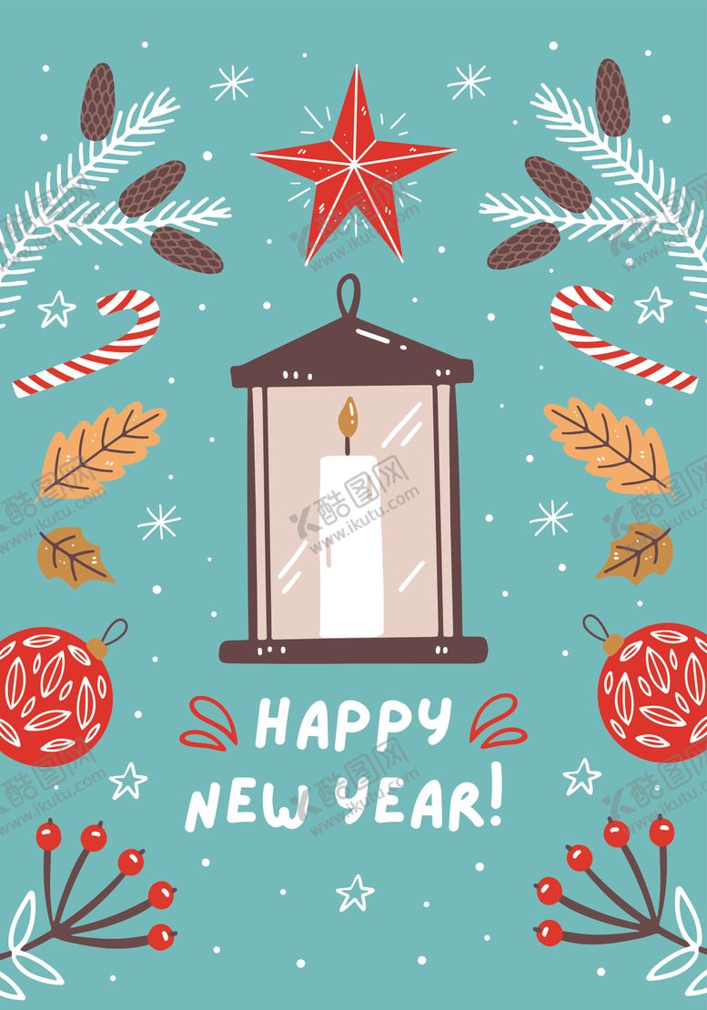 编号：50609509220422246308【酷图网】源文件下载-圣诞节插画