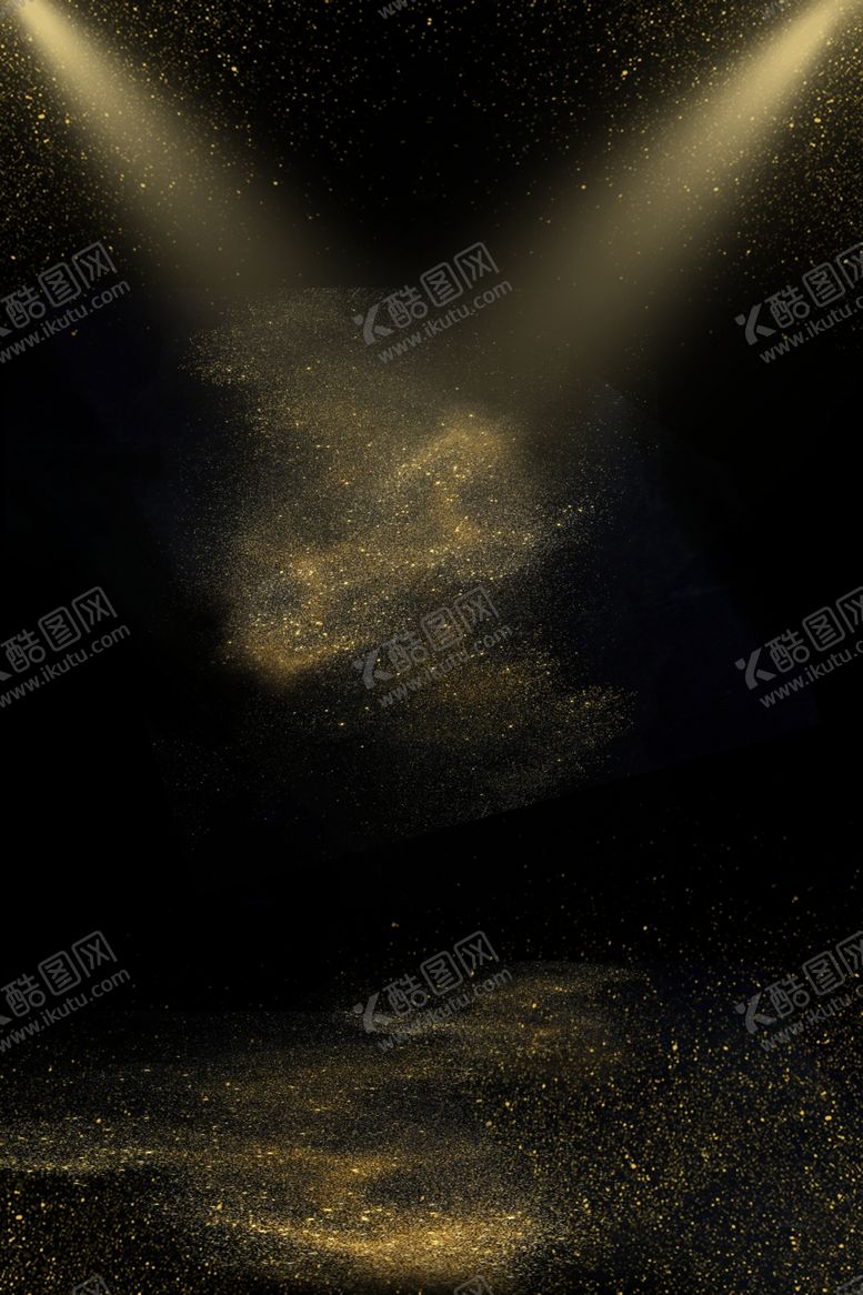 编号：38043010092313295188【酷图网】源文件下载-黑金海报背景