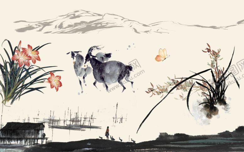 编号：35431909091404444805【酷图网】源文件下载-水墨画