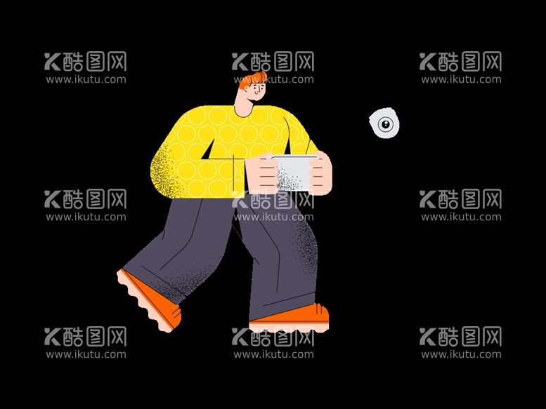 编号：85535111121246083106【酷图网】源文件下载-几何风格人物插画