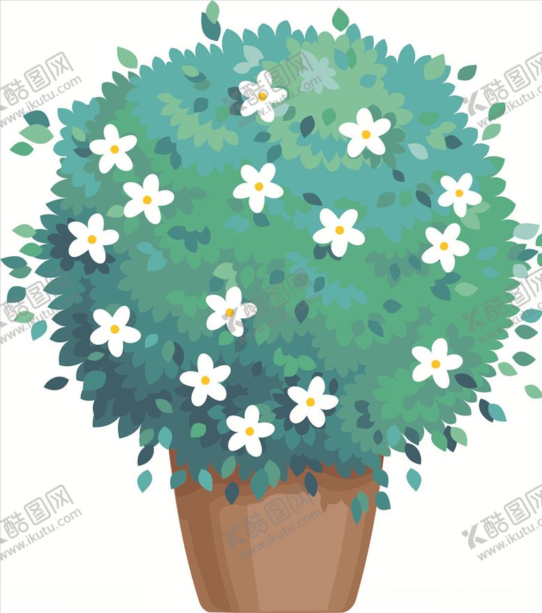 编号：11114407070838561773【酷图网】源文件下载-花朵园林植物喷绘