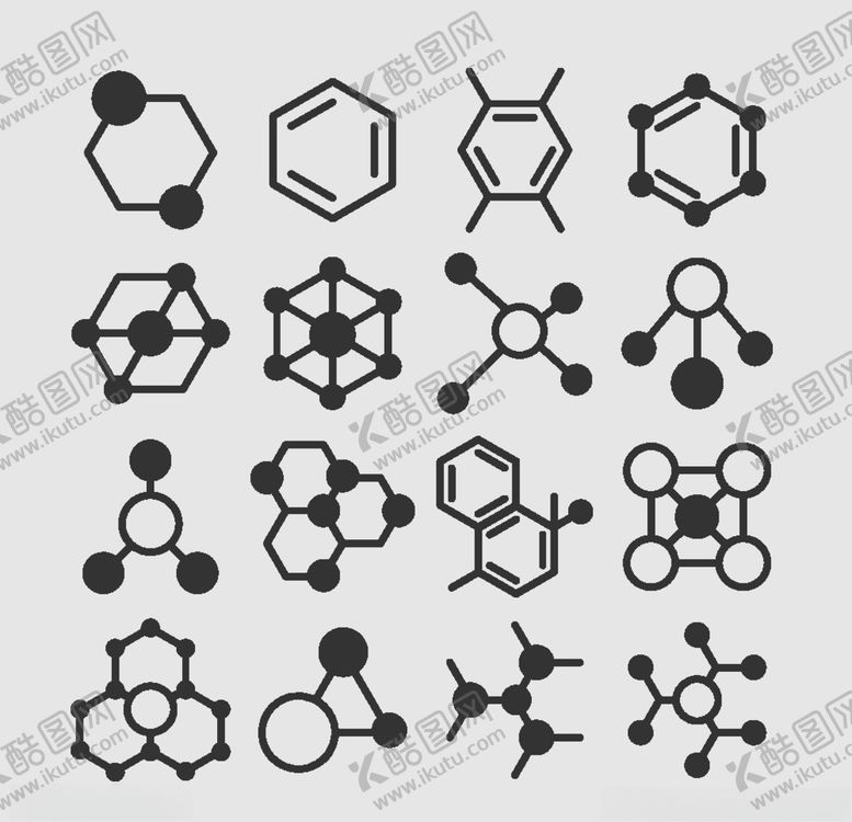 编号：21863010011325245825【酷图网】源文件下载-分子背景