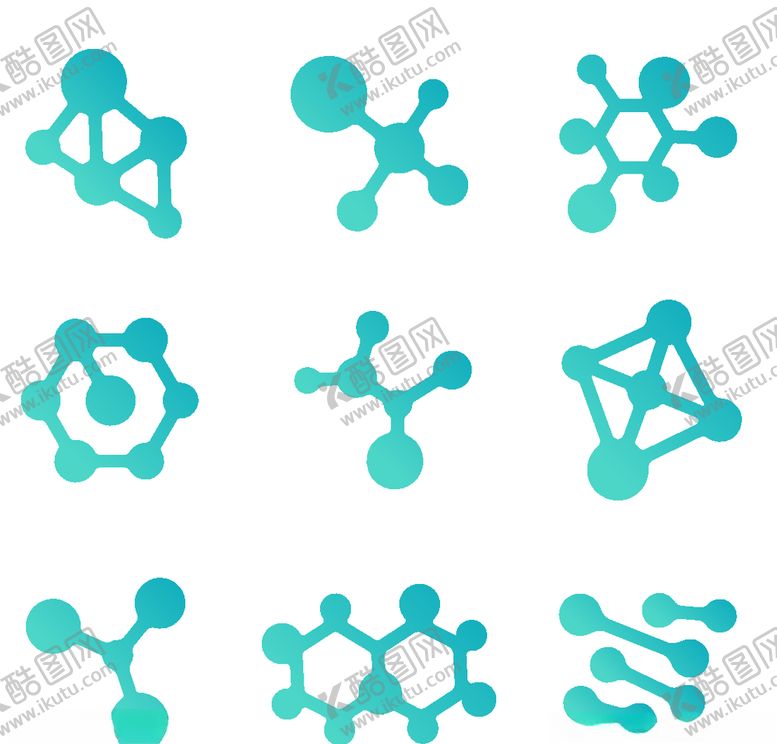编号：65418910071448079718【酷图网】源文件下载-分子背景