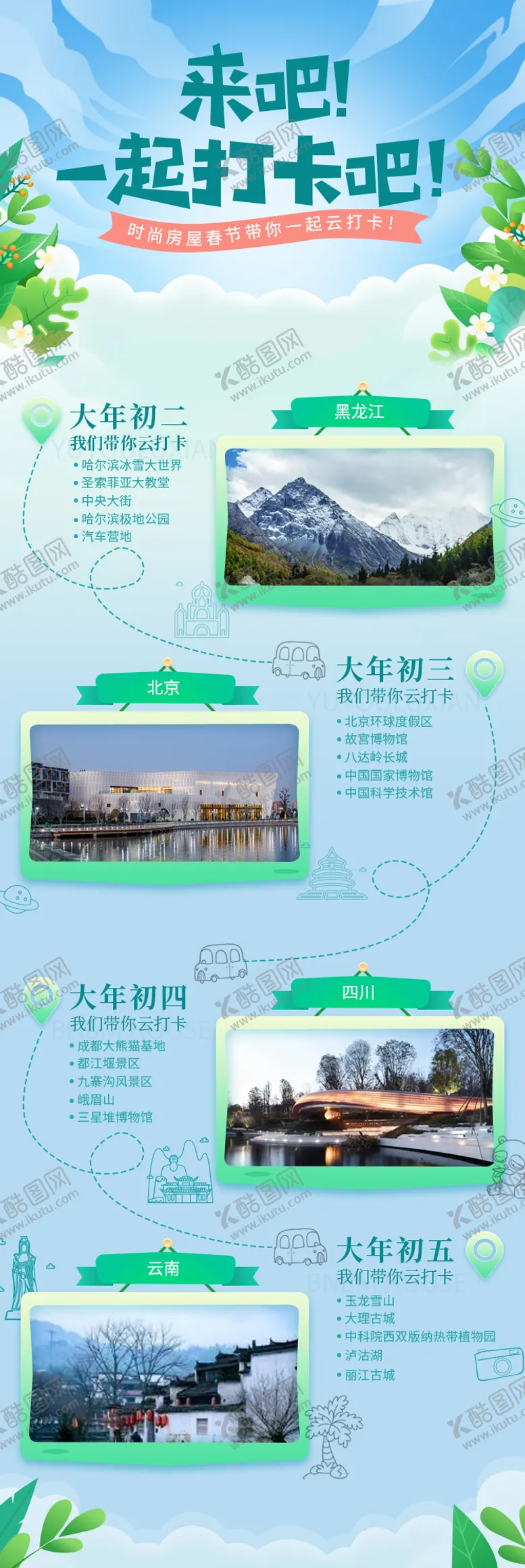 编号：27680811211248156113【酷图网】源文件下载-文旅攻略路线图海报