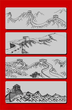 长城背景