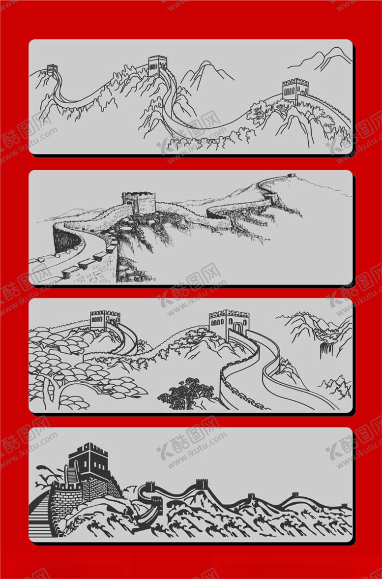 编号：77437510221728181101【酷图网】源文件下载-长城背景