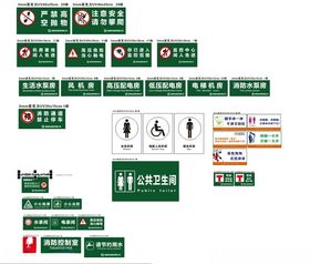 标准厂房警示标识