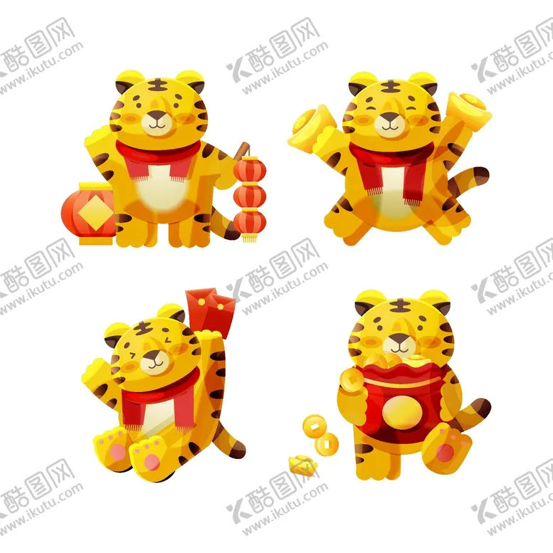 编号：39725810050540024206【酷图网】源文件下载-虎年素材 