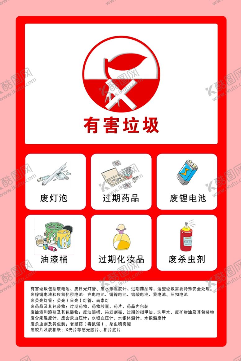 编号：34587606240045215751【酷图网】源文件下载-有害可回收其它易腐垃圾