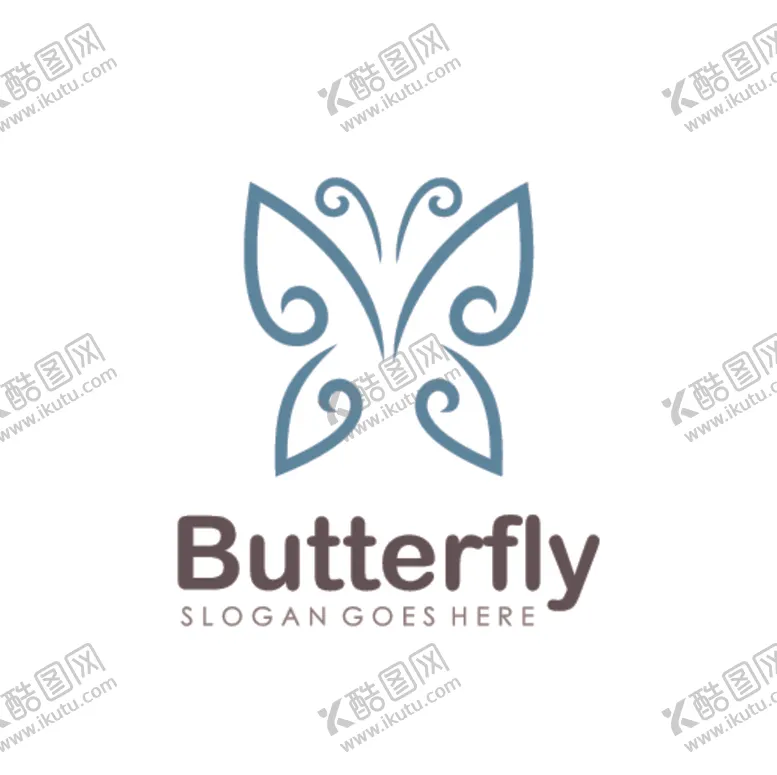 编号：65531506301034323223【酷图网】源文件下载-蝴蝶logo