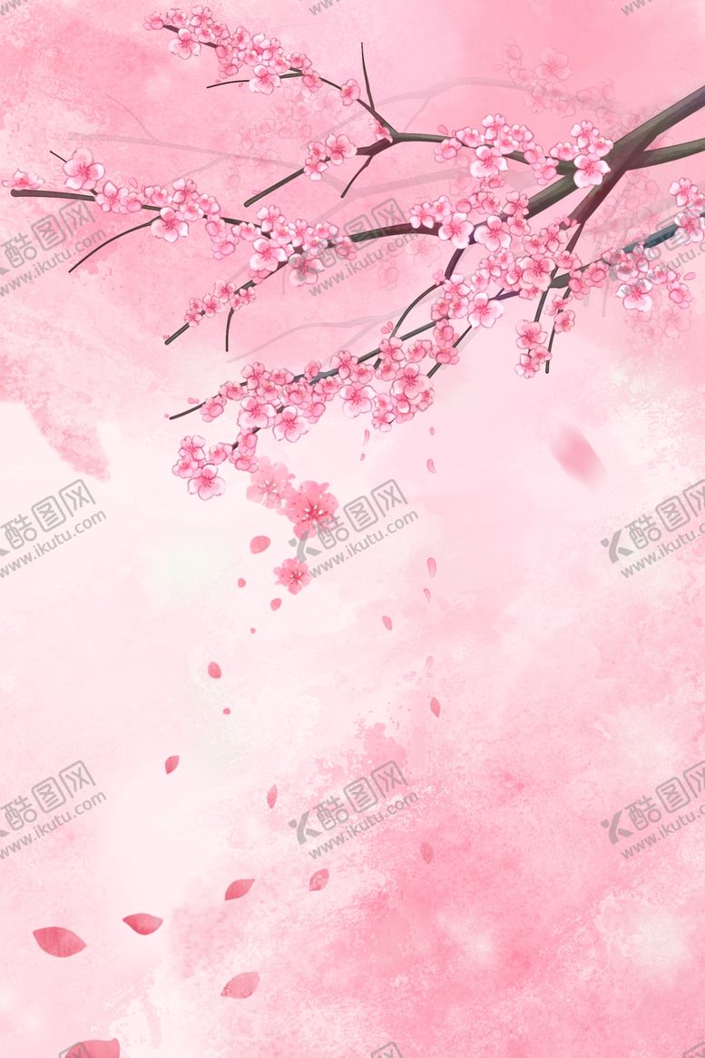 编号：20427710200938054397【酷图网】源文件下载-粉色桃花