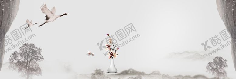 编号：20325410311634427115【酷图网】源文件下载-创意水墨画