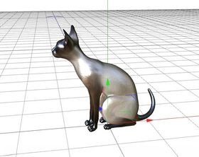 C4D模型猫