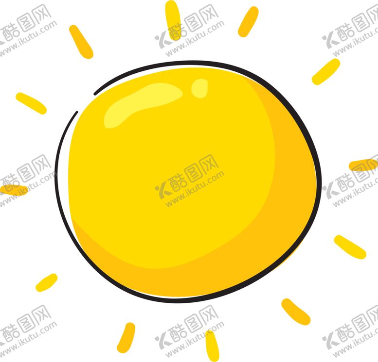 编号：88626102031917472052【酷图网】源文件下载-卡通太阳