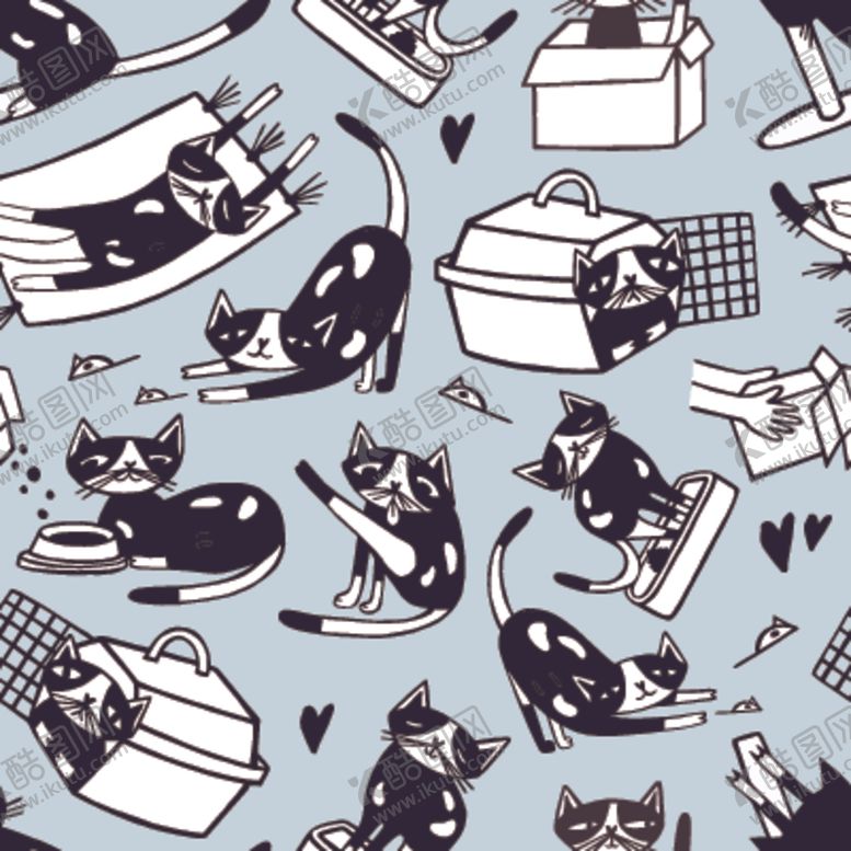 编号：66321610300644167593【酷图网】源文件下载-卡通动物大牌卡通人物猫