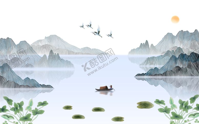 编号：68763309300233052821【酷图网】源文件下载-山水画水墨山水画意境山水画