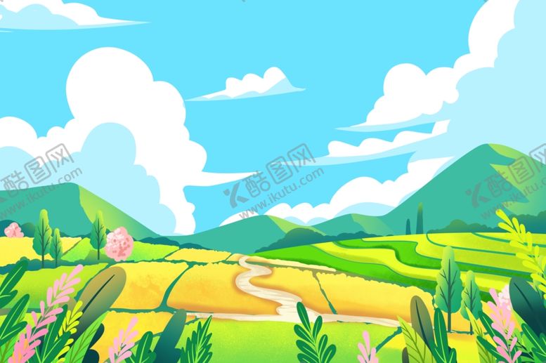 编号：96402804171829312005【酷图网】源文件下载-田园风光