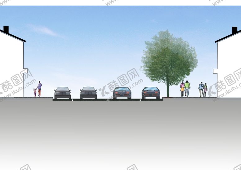 编号：82752901131328294153【酷图网】源文件下载-彩绘风道路断面填色