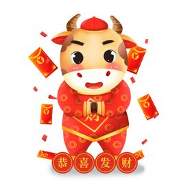 卡通牛