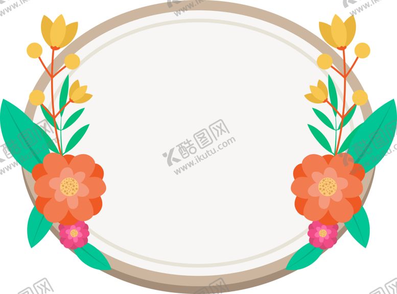编号：61624601270835306648【酷图网】源文件下载-花朵标签免抠图
