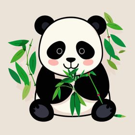 卡通熊猫