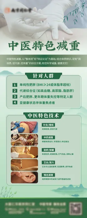 中医特色减重展架