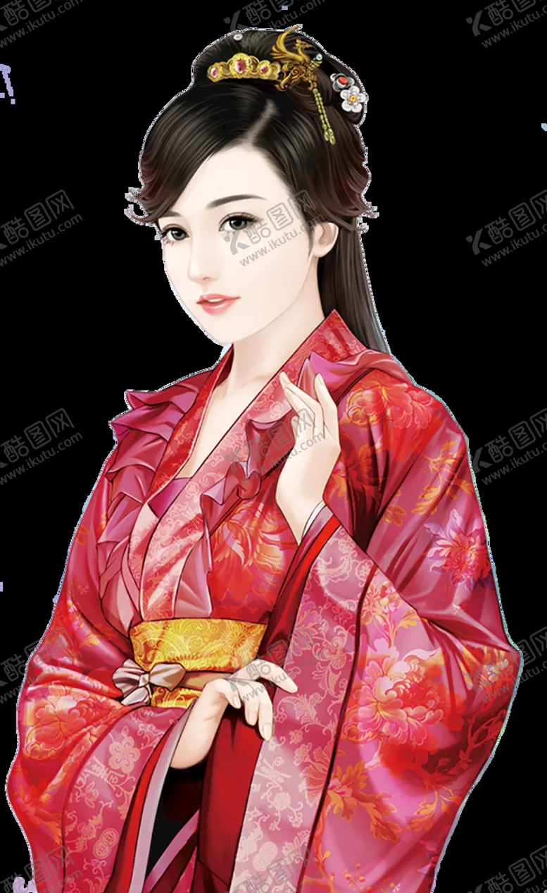 编号：47811110250549318925【酷图网】源文件下载- 古装帅哥美女插画图片