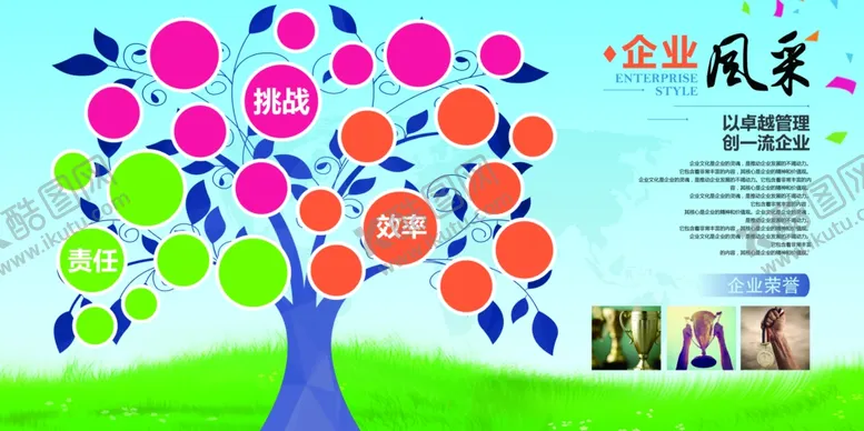 编号：80023209121813227428【酷图网】源文件下载-企业文化展板