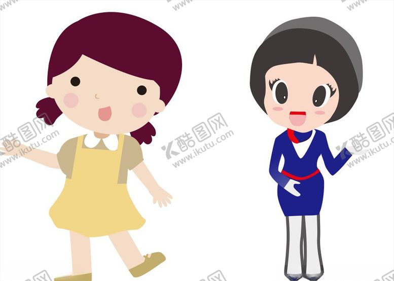 编号：67532909251449237239【酷图网】源文件下载-cdr插画小姑娘