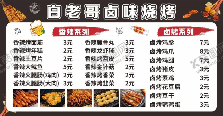 编号：74669102041445534695【酷图网】源文件下载-烧烤菜单