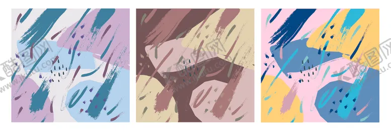 编号：24375610081003477568【酷图网】源文件下载-彩色抽象背景