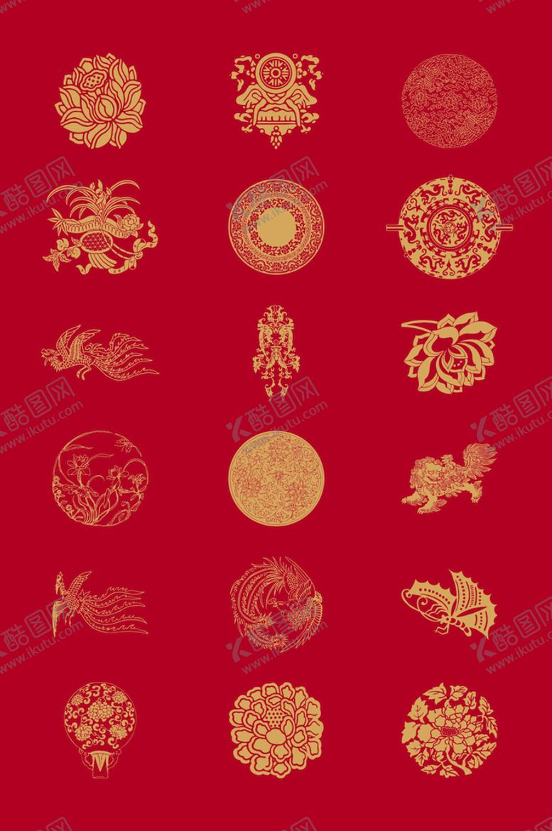 编号：87950409191107552734【酷图网】源文件下载-传统图案           