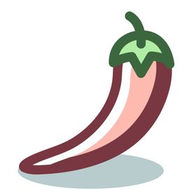 辣椒美食图标标志图形装饰素材