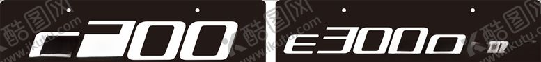 编号：66129307061037089272【酷图网】源文件下载-E300车铭牌
