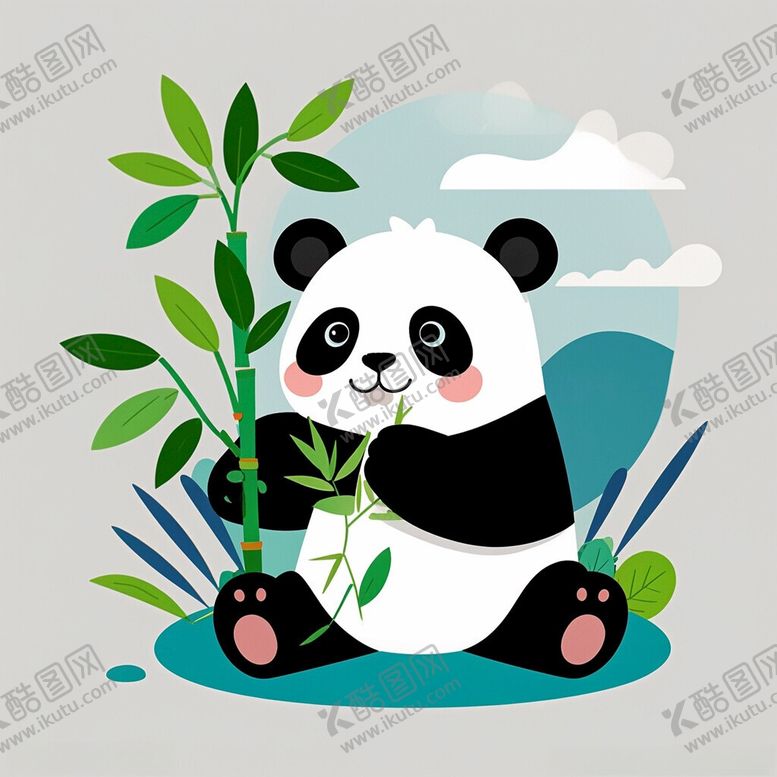 编号：35827411240817278772【酷图网】源文件下载-卡通熊猫