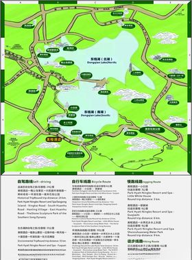 东钱湖风景区导览图
