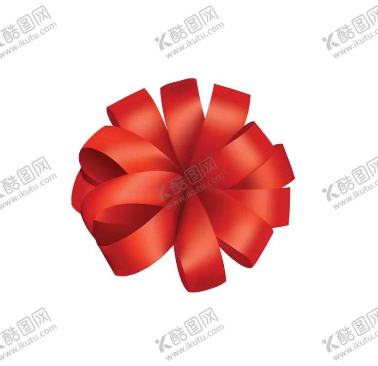 编号：69627501140607298381【酷图网】源文件下载-红色蝴蝶结 