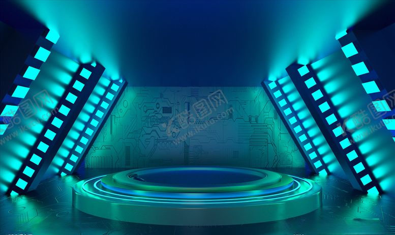 编号：96857409220753354905【酷图网】源文件下载-灯光场景立体