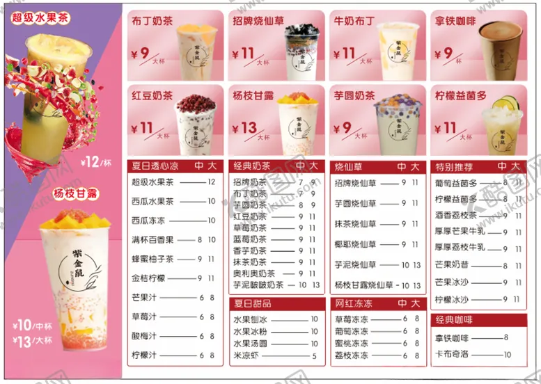 编号：49299102022137128603【酷图网】源文件下载-紫金鼠菜单