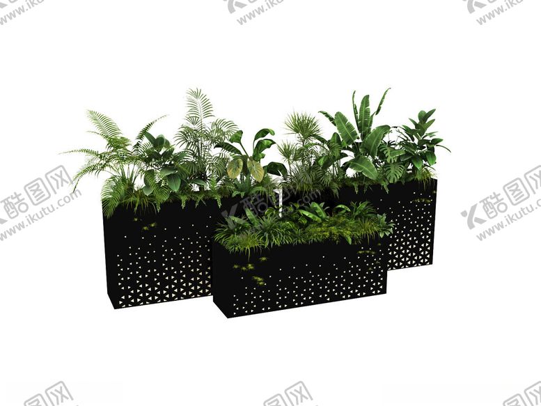 编号：77020302270740258895【酷图网】源文件下载-植物盆栽3d模型