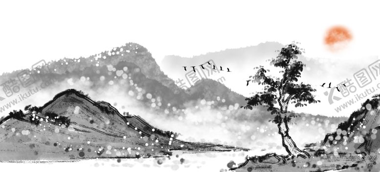 编号：75016307070013038936【酷图网】源文件下载-中国风新中式山水画