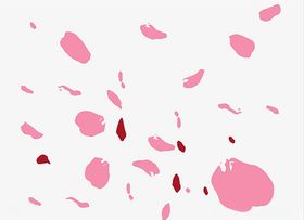 梅花花瓣粉色