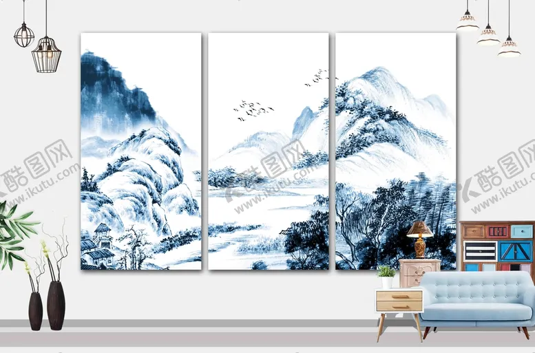 编号：13640711200024257047【酷图网】源文件下载-山水画