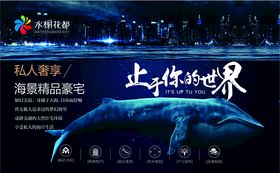 海水蓝色背景私人奢享海景