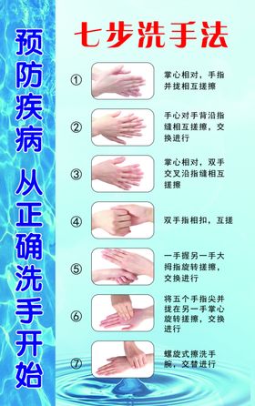 七步洗手法